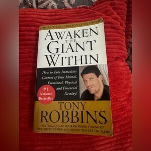 Awaken the Giant Within Book by Tony Robbins paperback self help